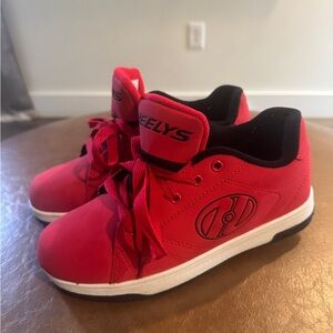 Heelys Kids Red Sneakers with Wheels